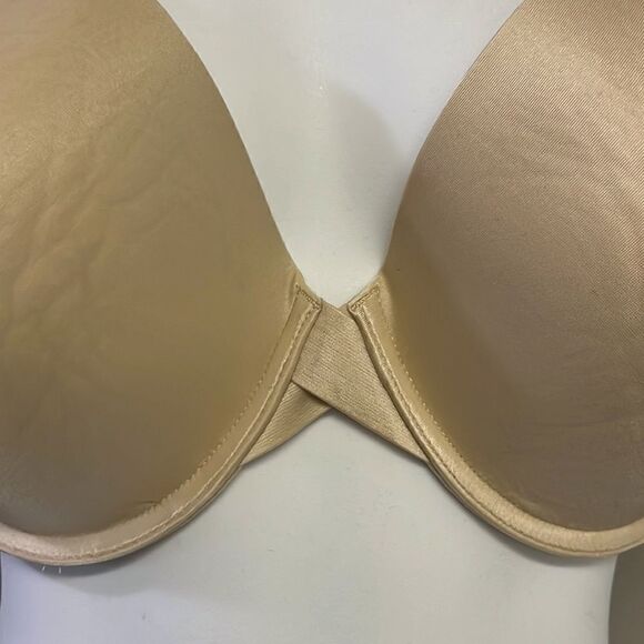 Victoria’s Secret Full Coverage Tan Adjustable Straps Padded Wire Bra- 38DD - Picture 4 of 16